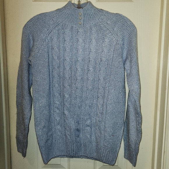 Karen Scott Cableknit Sweater - Picture 1 of 9